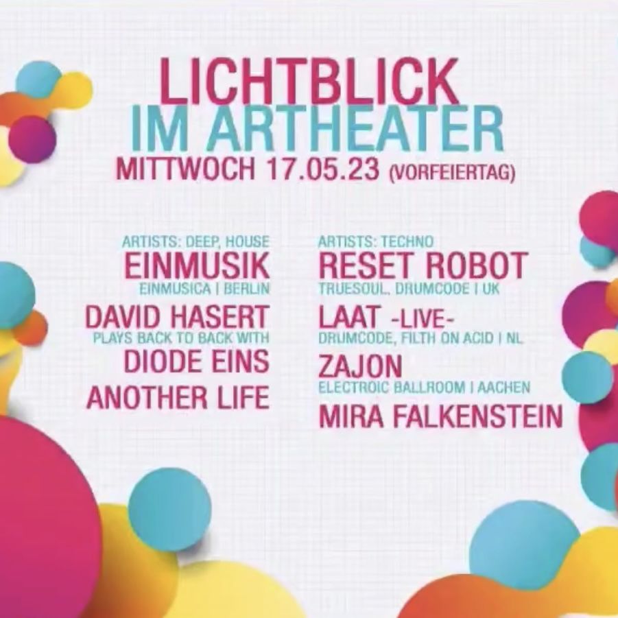 Lichtblick, Artheater, Köln, Techno, DJ, DJane, Mira Falkenstein