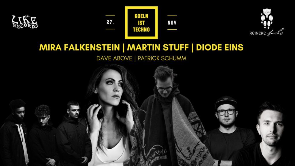 Koeln ist Techno, Köln, Techno, DJ, DJane, Mira Falkenstein, Reineke Fuchs