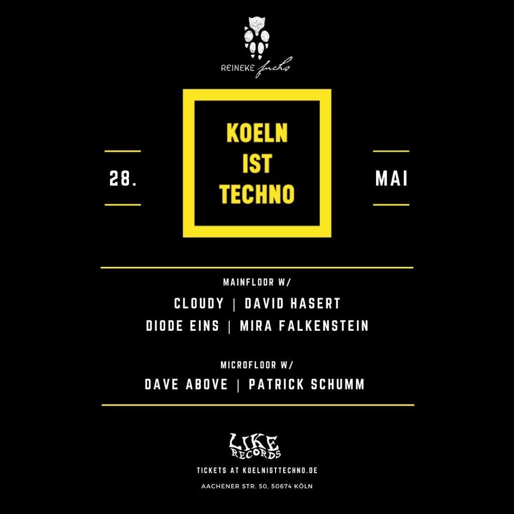 Koeln ist Techno, Köln, Techno, DJ, DJane, Mira Falkenstein, Reineke Fuchs