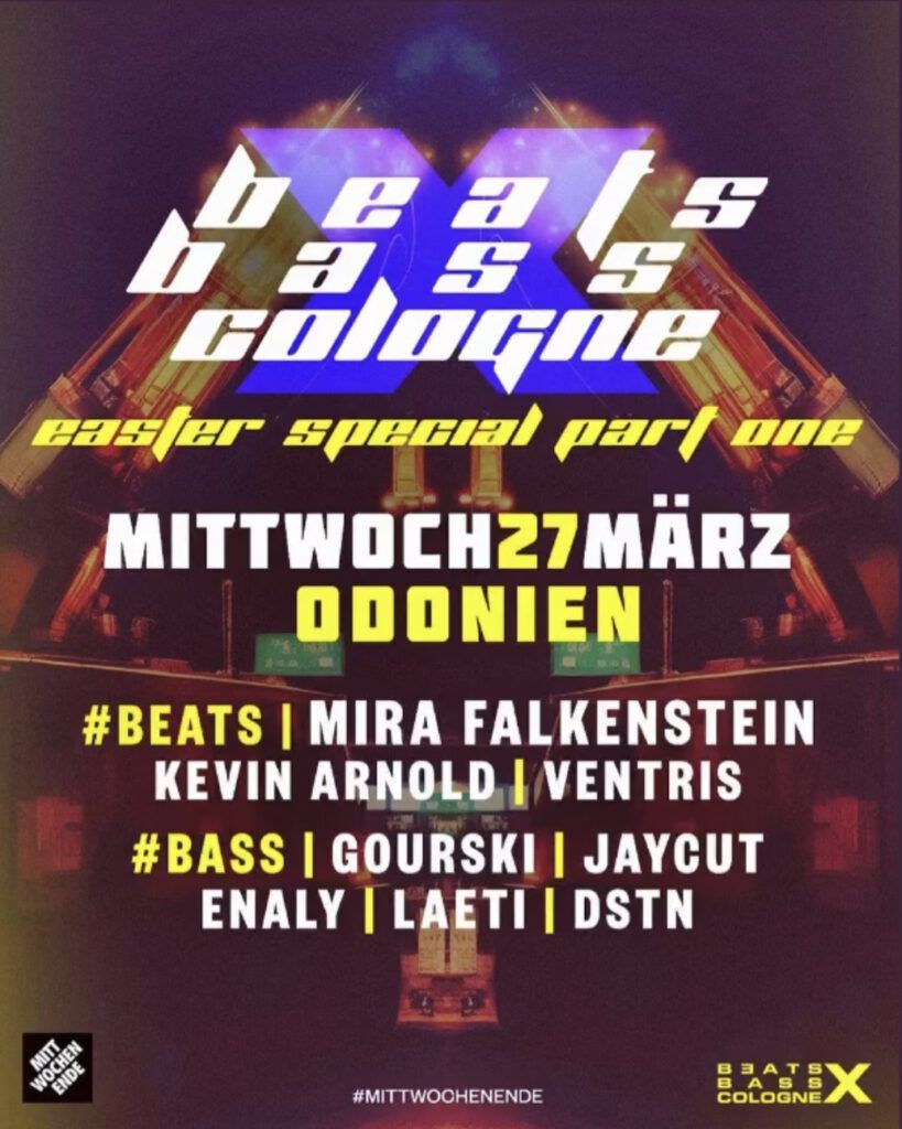 Kassiopeia, Beats of Cologne, Beats Bass Cologne, Odonien, DJ, DJane, Mira Falkenstein, Cologne, Techno